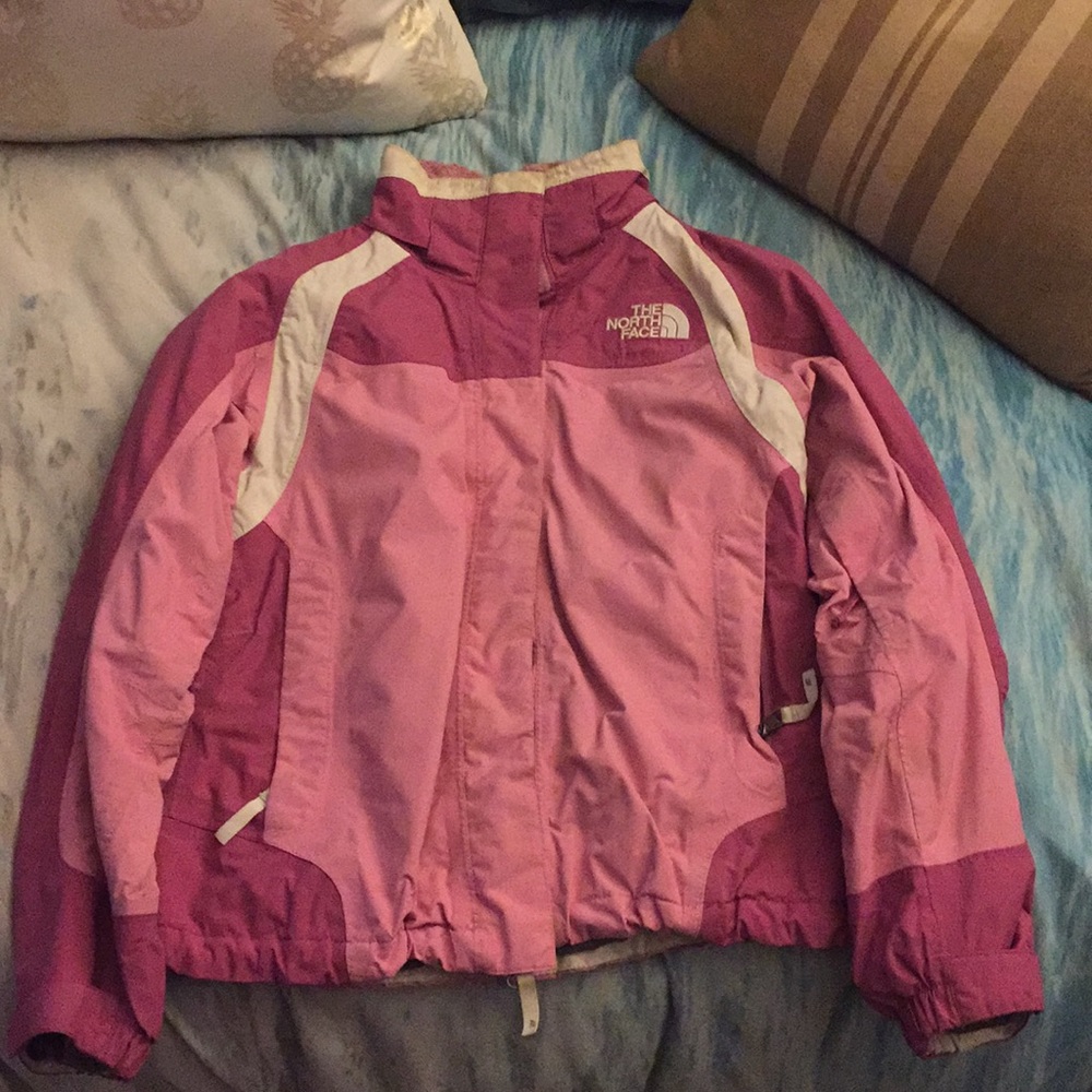 Pink North Face Thin Coat Size XS